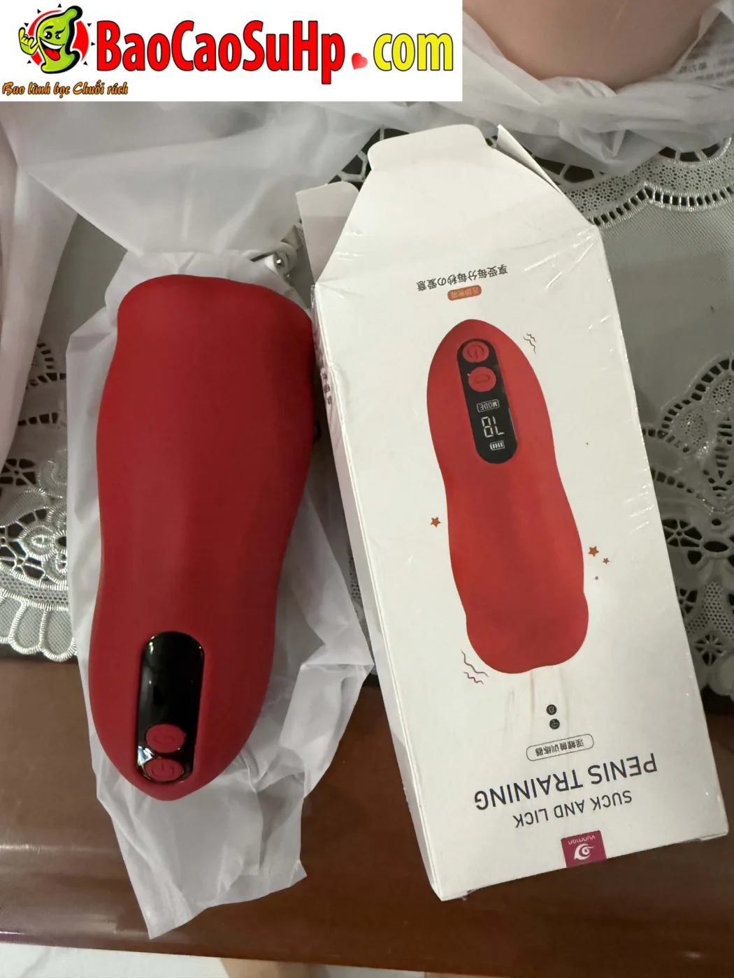 Cốc thủ dâm miệng có lưỡi Kinkage Ruriko điều khiển APP — Ảnh chụp sản phẩm tại shop Shop