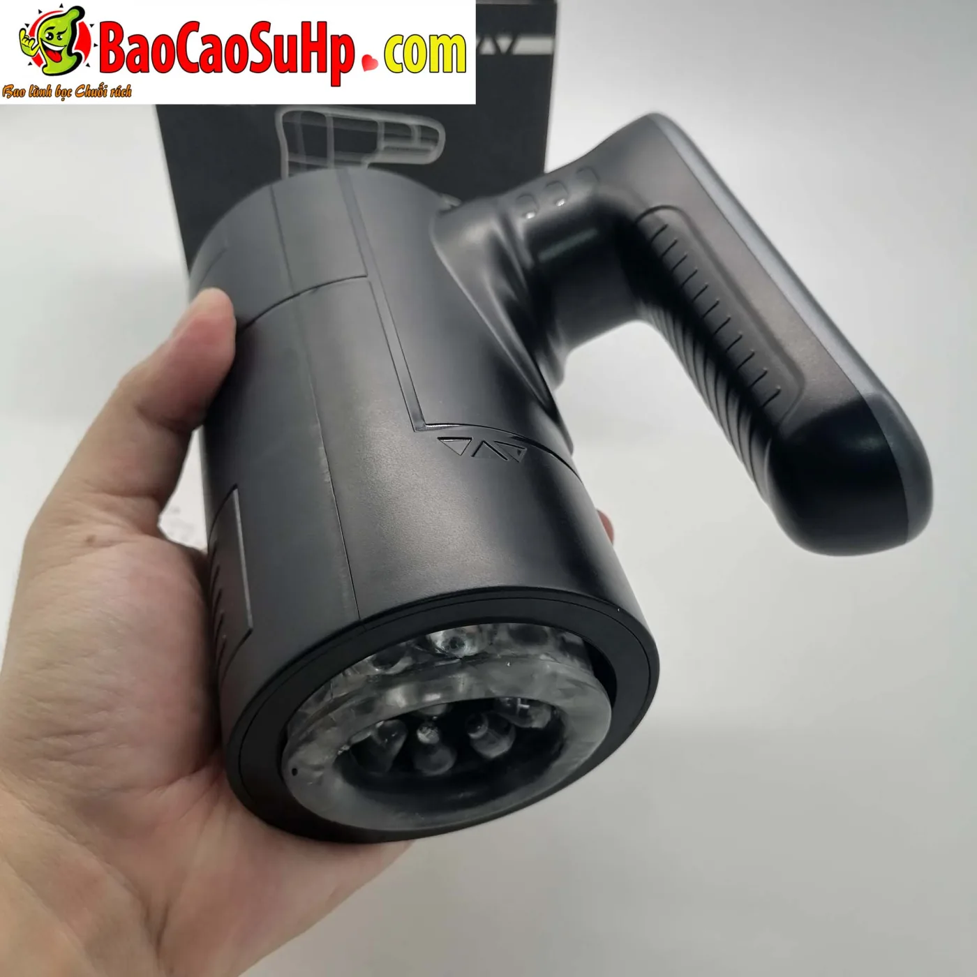 Cốc thủ dâm tự động Black Mark thụt lên xuống nhỏ gọn mạnh mẽ RC-015 - ảnh giới thiệu 13