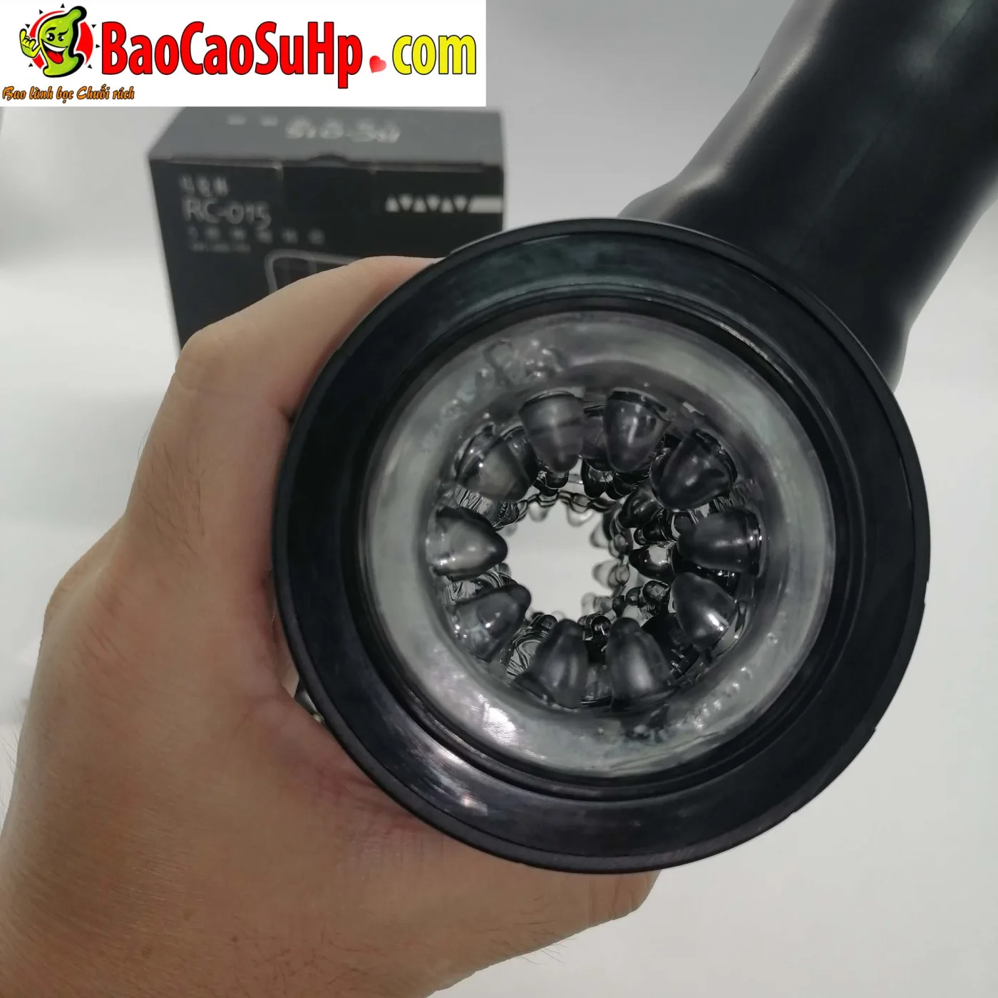 Cốc thủ dâm tự động Black Mark thụt lên xuống nhỏ gọn mạnh mẽ RC-015 - ảnh giới thiệu 15
