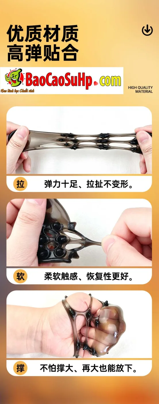 Ảnh giới thiệu Combo 2 bao cao su donden hở đầu Sullivan 8