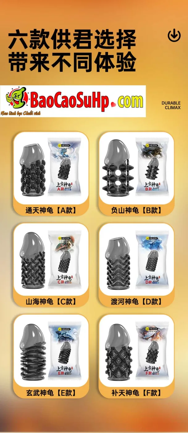 Ảnh giới thiệu Combo 2 bao cao su donden hở đầu Sullivan 4