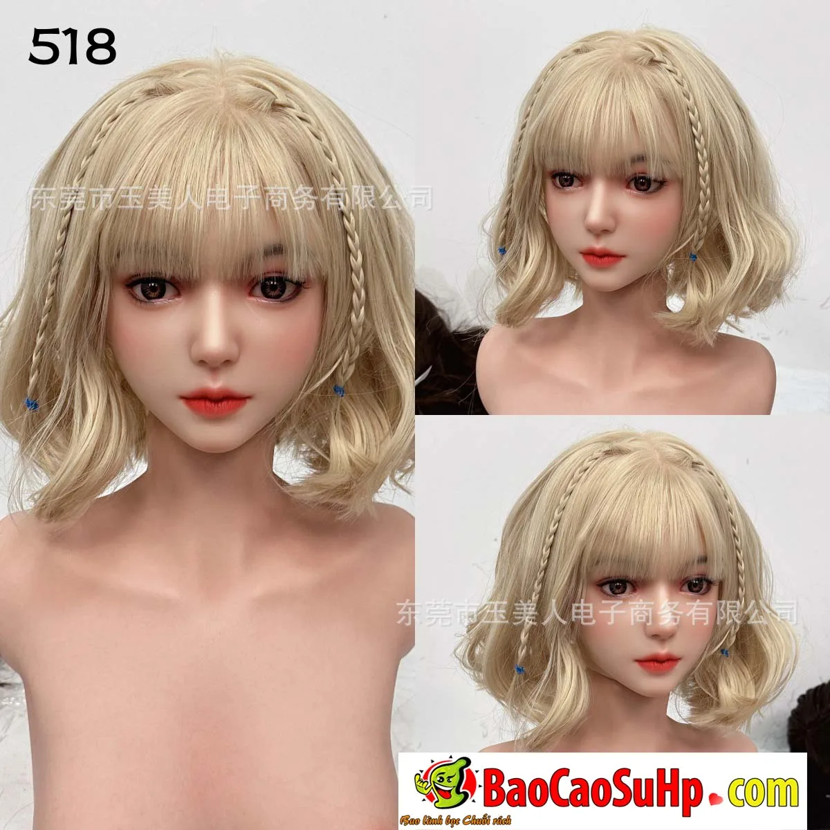 Đầu Búp Bê Full Silicone YT2026 hình ảnh giới thiệu 19