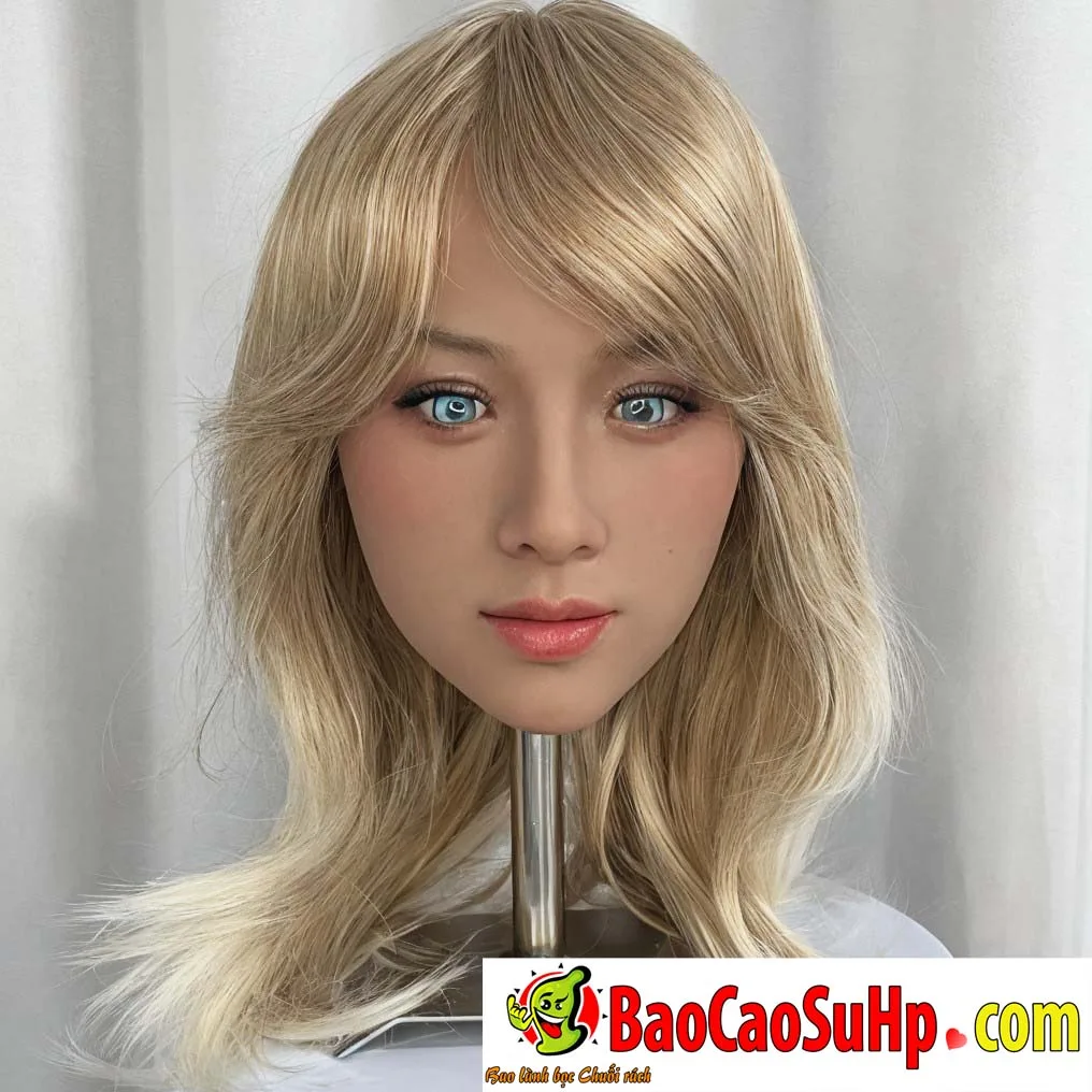 Đầu búp bê tình dục full silicone HT 2026 da màu - ảnh 44