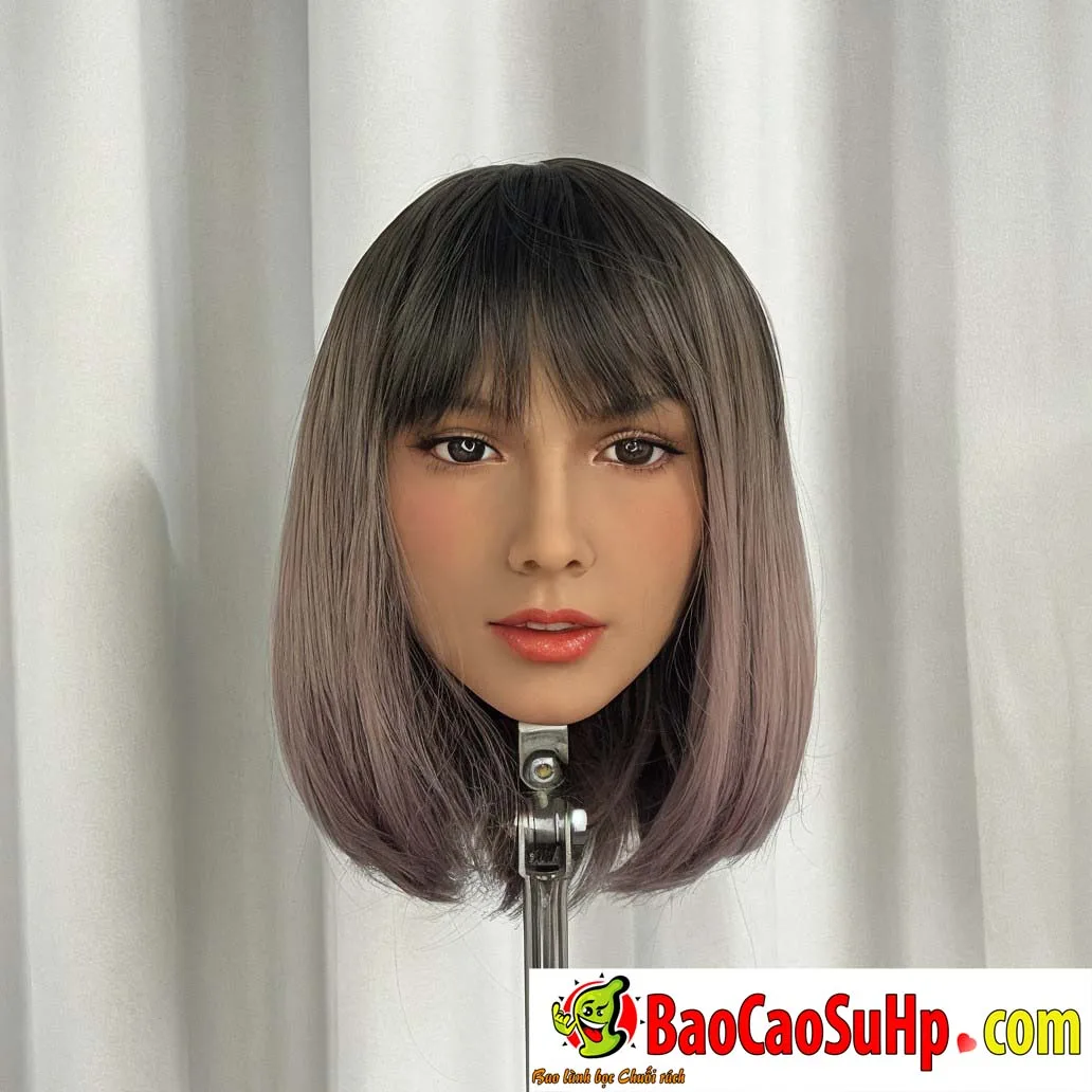 Đầu búp bê tình dục full silicone HT 2026 da màu - ảnh 45