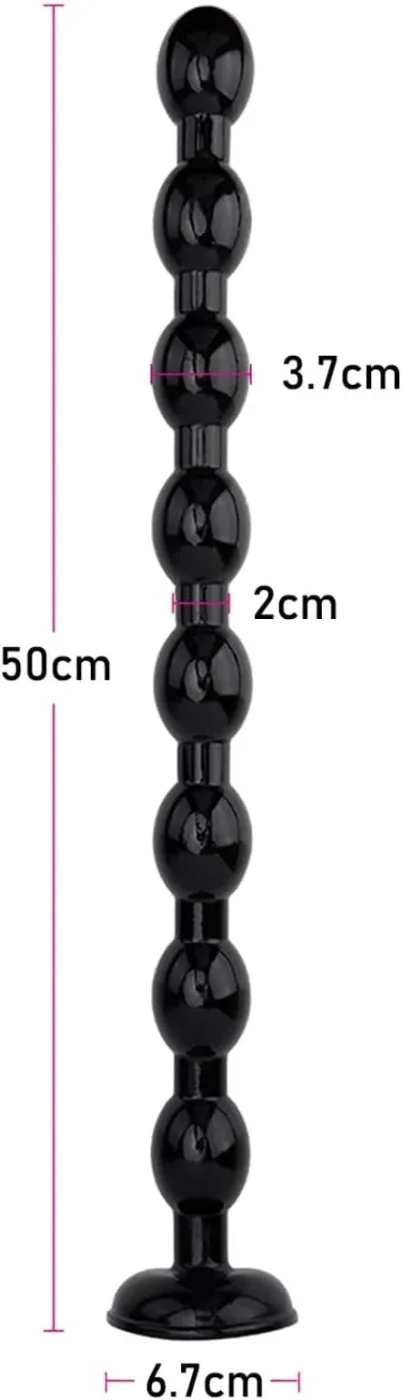 Que kích thích hậu môn dạng chuỗi bi to dài 50cm dụng cụ — Thiết Kế Chuỗi Bi Dài 50cm – Kích Thích Sâu, Cảm Giác Đầy