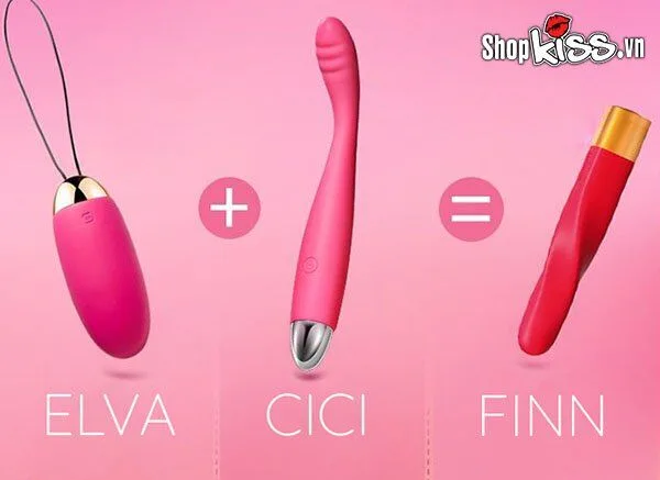 Dụng cụ kích thích điểm G Svakom Finn hình thỏi son siêu — hình 2