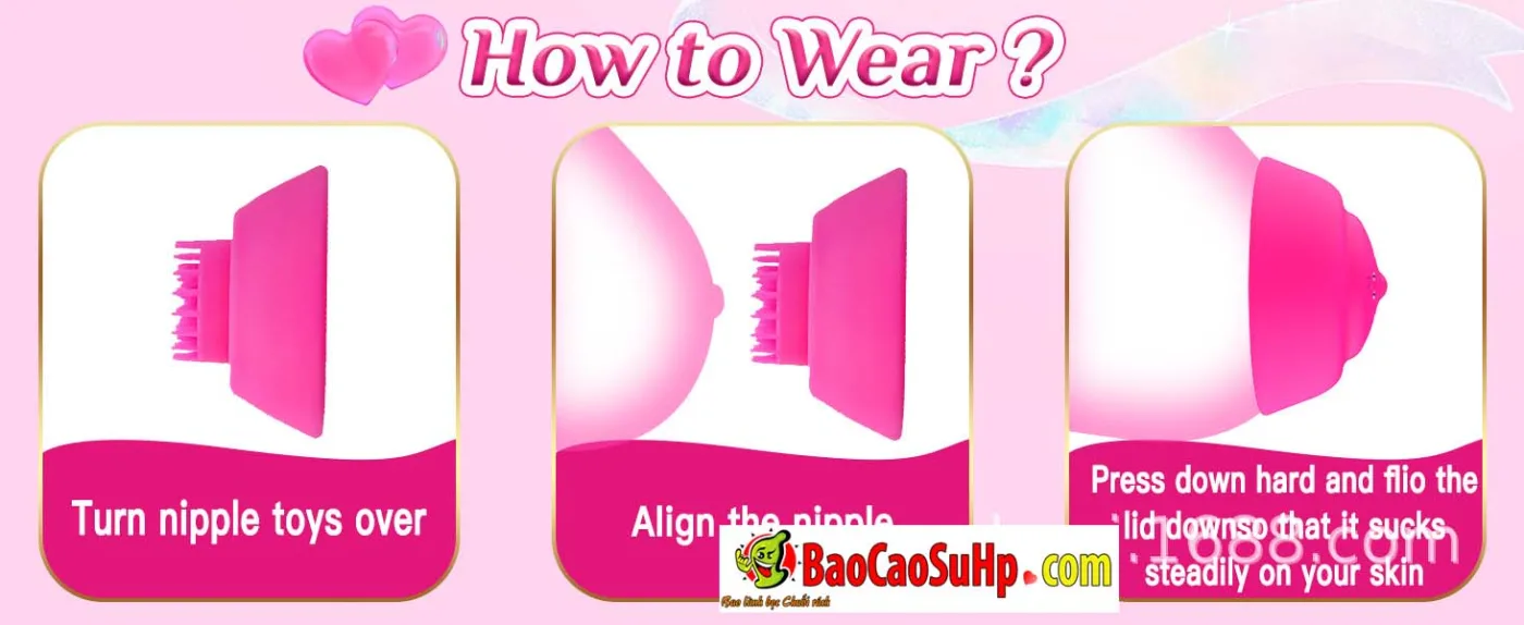 Dụng cụ kích thích Massage ngực cho chị em Pika Pink rung — hình 7