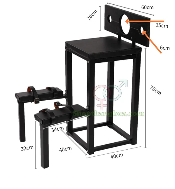 Dụng cụ trừng phạt tư thế doggy cố định, hỗ trợ cực đỉnh — hình 2