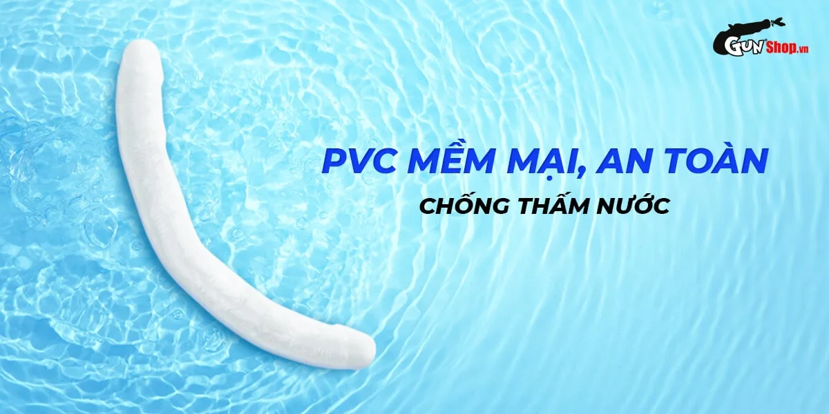 Dương vật giả 2 đầu Chisa Hi-Rubber 12.8 Inch siêu mềm an — hình 5
