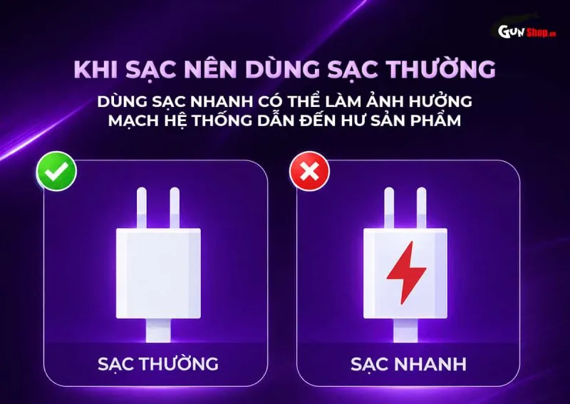 Lưu ý khi sạc dương vật giả Galaku Dream