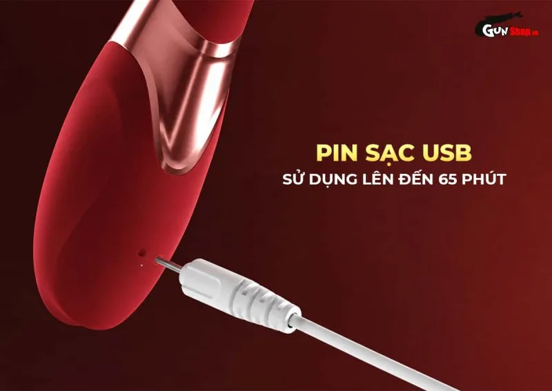 Galaku Tessie với pin sạc USB lên đến 65 phút sử dụng