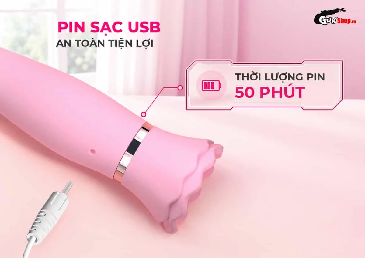 Galaku Ballet 2in1 với pin sạc USB sử dụng lên đến 50 phút