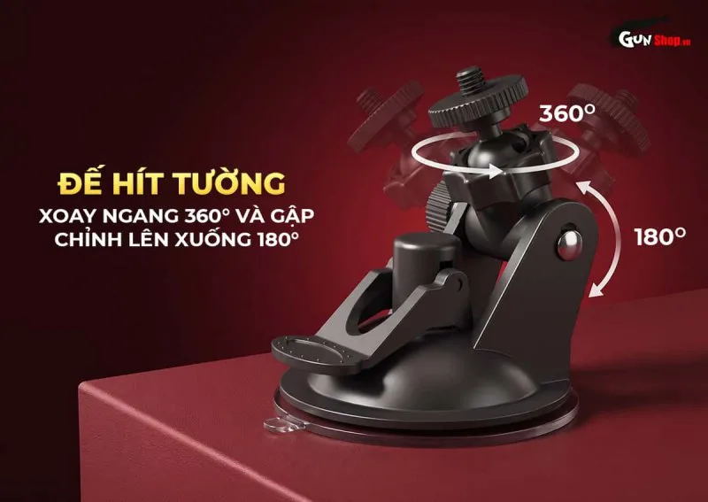 Galaku Queen với đế hít tường 360°