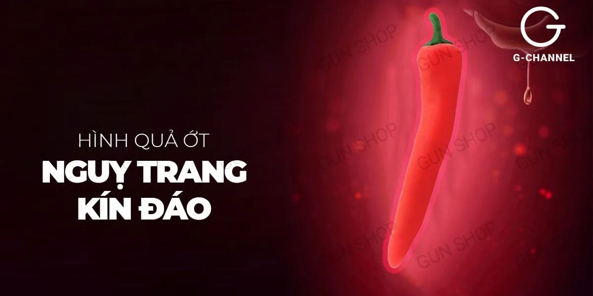 Dương vật giả quả ớt rung sạc đa chế độ tăng khoái cảm — Đánh giá Dương vật giả rung hình quả ớt đa chế độ rung sạc