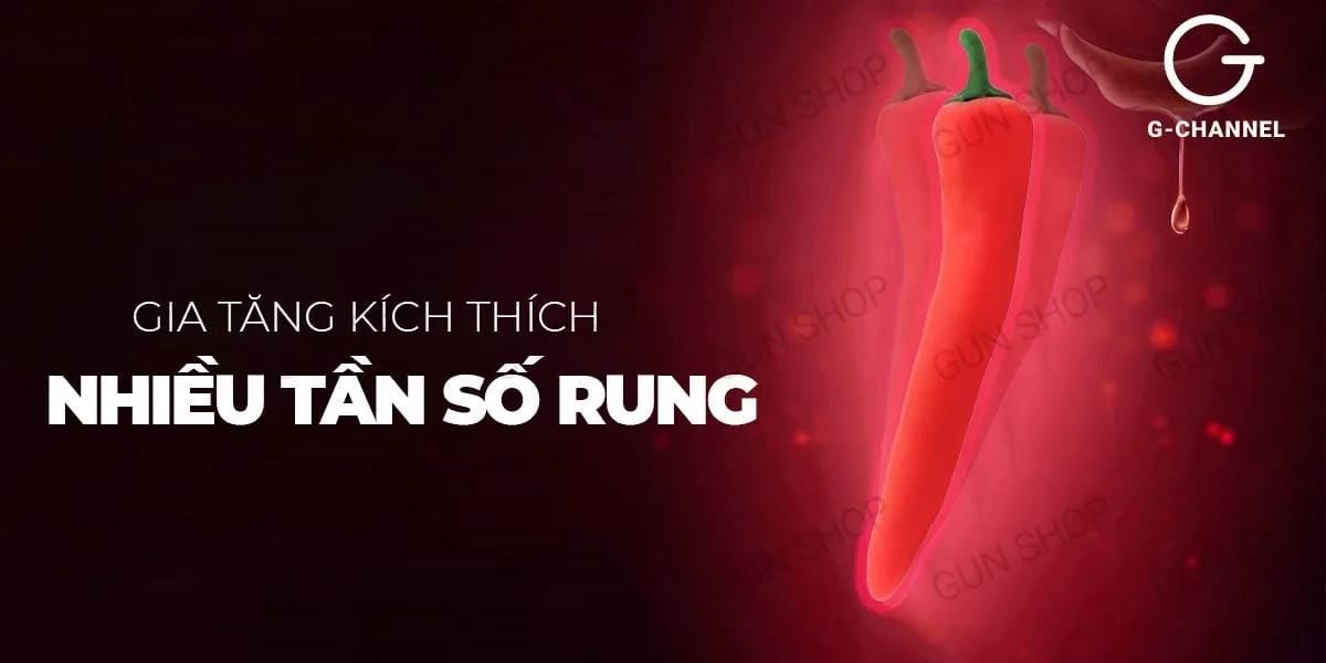 Dương vật giả quả ớt rung sạc đa chế độ tăng khoái cảm — Đánh giá Dương vật giả rung hình quả ớt đa chế độ rung sạc (2)