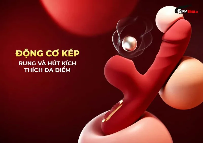 Galaku Milly 3in1 với động cơ kép hoạt động độc lập kích thích đa điểm
