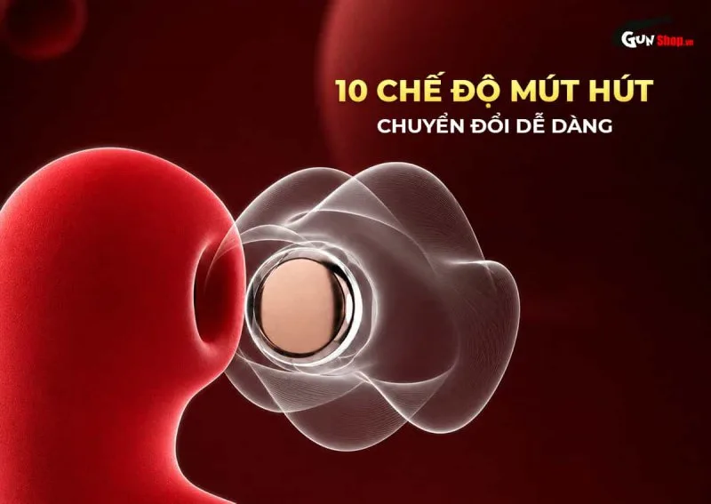 Galaku Milly 3in1 có động cơ 10 chế độ bú mút tại nhánh phụ