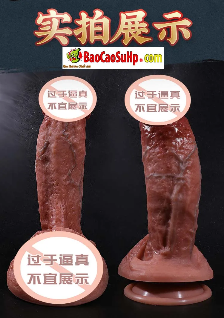 Dương vật giả Silicone Coc Tamomaha 3D siêu thực như thật bền an toàn - duong vat gia silicone size nho sieu thuc COC Tamomaha 14