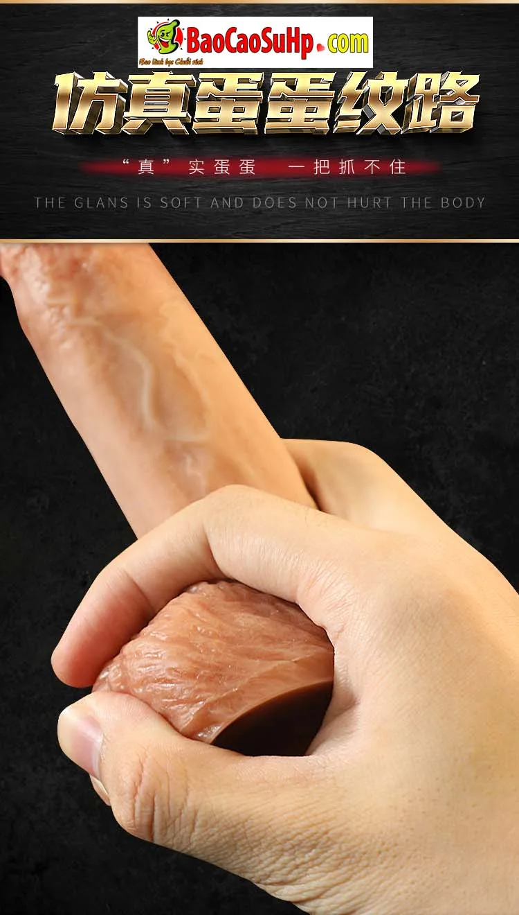 Dương vật giả Silicone Coc Tamomaha 3D siêu thực như thật bền an toàn - duong vat gia silicone size nho sieu thuc COC Tamomaha 21