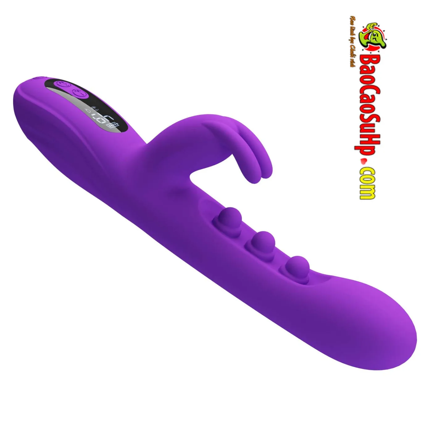 Dương vật giả tai thỏ LCD đa chức năng Prettylove Sabian — hình 11