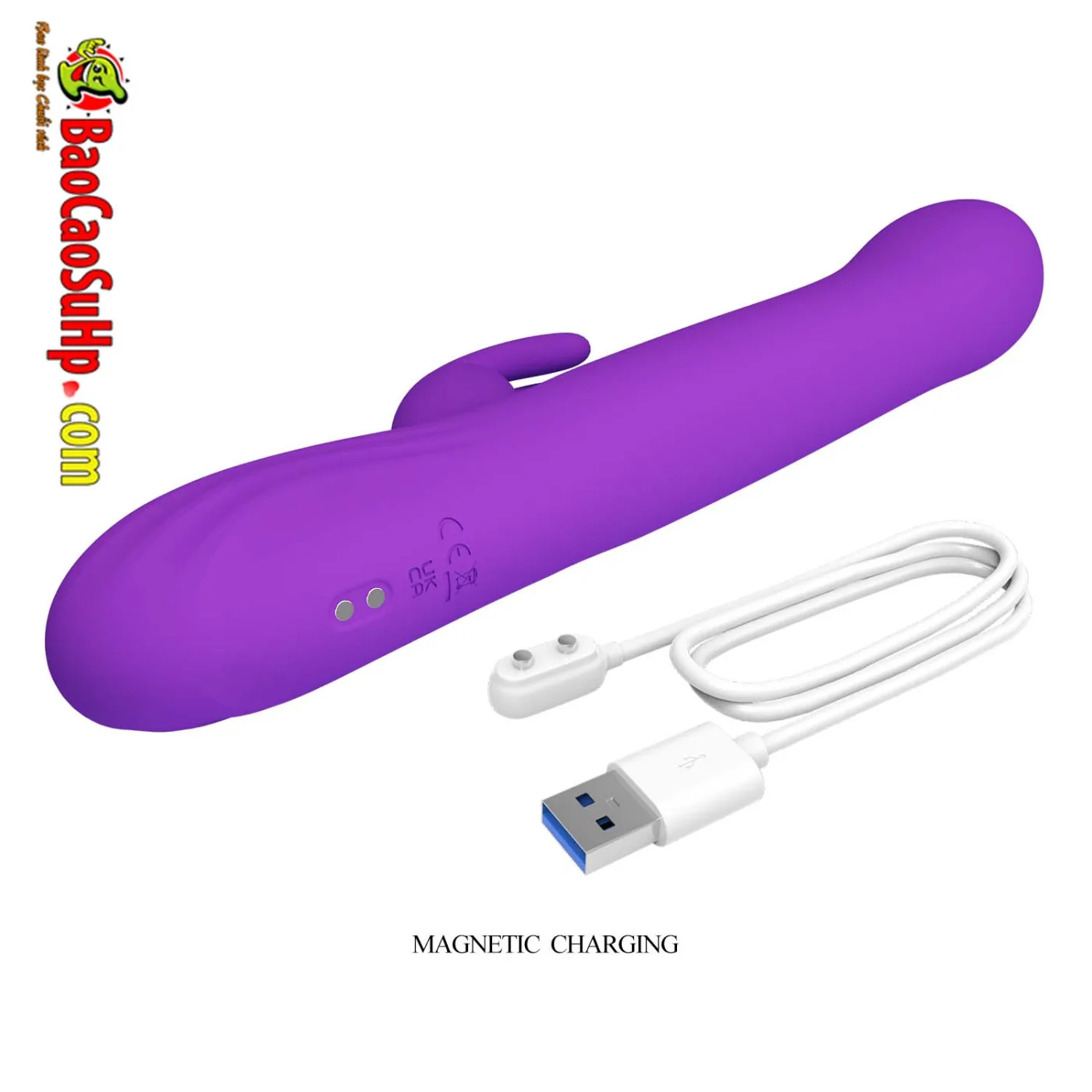 Dương vật giả tai thỏ LCD đa chức năng Prettylove Sabian — hình 14