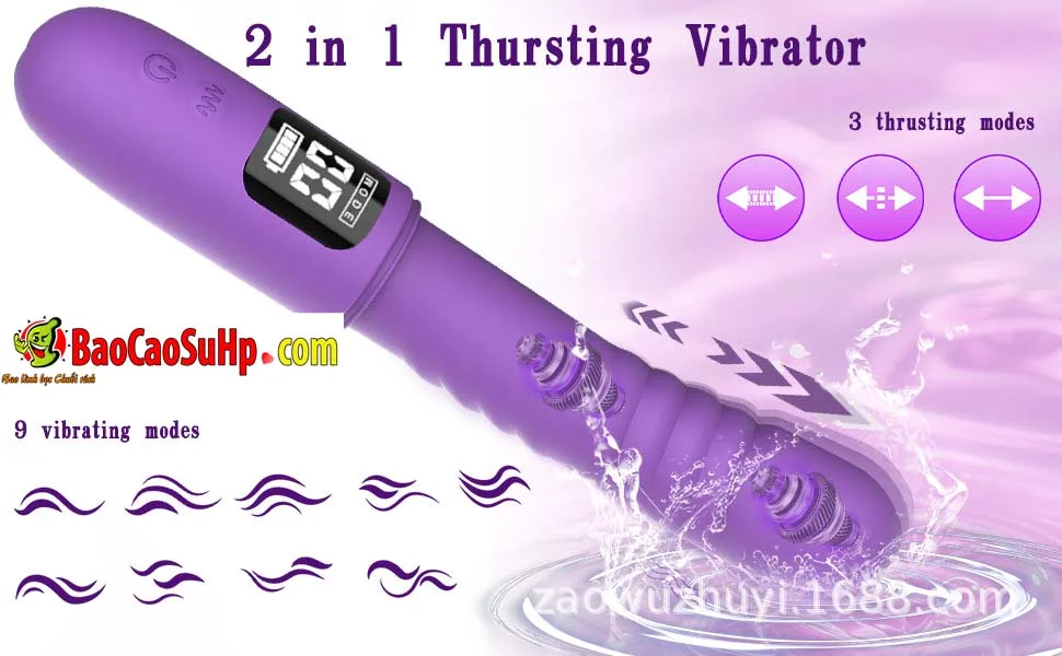Dương vật giả cầm tay thụt lên xuống nhỏ gọn Jiuuy — hình 8