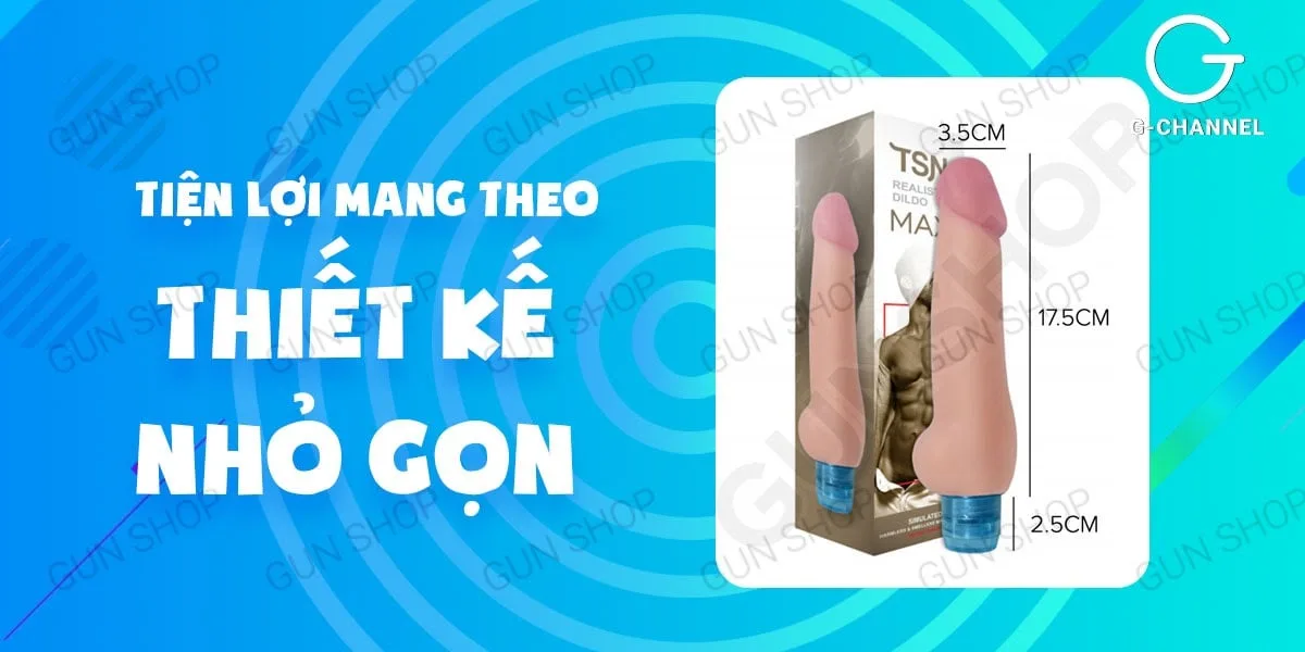 Dương vật giả rung đa tần số cao cấp TSN Max Label giá tốt — Cách dùng tiện lợi, linh hoạt