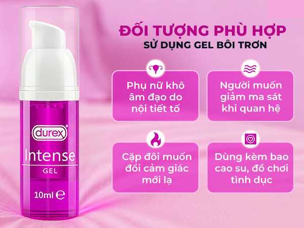 Gel bôi trơn kích thích và tăng khoái cảm nữ - Durex Intense Orgasmic - Chai 10ml Gel bôi trơn kích thích và tăng khoái cảm nữ - Durex — Cách sử dụng gel bôi trơn Durex Intense Orgasmic