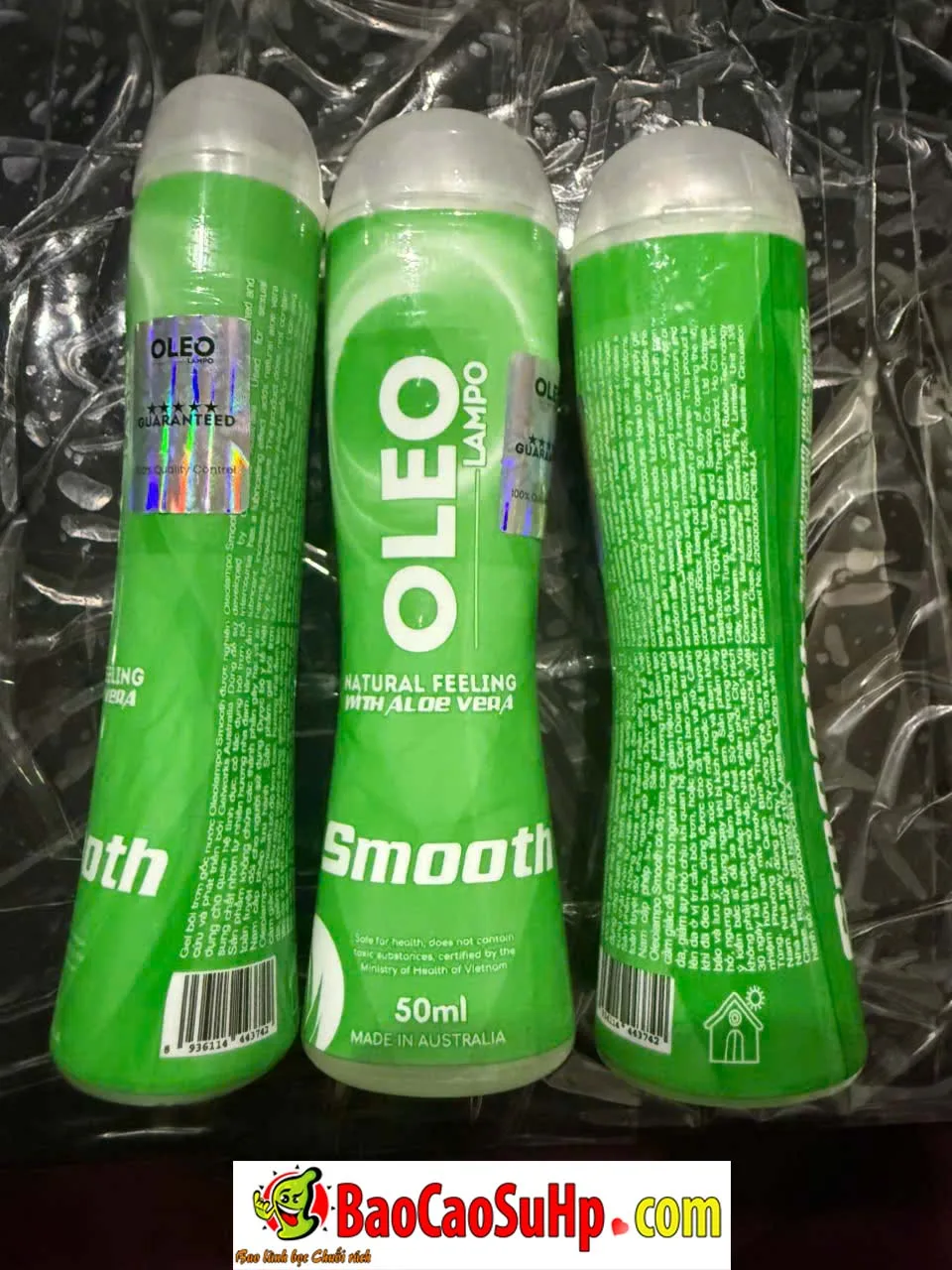 Gel Bôi Trơn Oleo Lampo Smooth Nha Đam 50ml: Dịu Nhẹ, Mượt — Ảnh chụp sản phẩm tại shop Shop.com