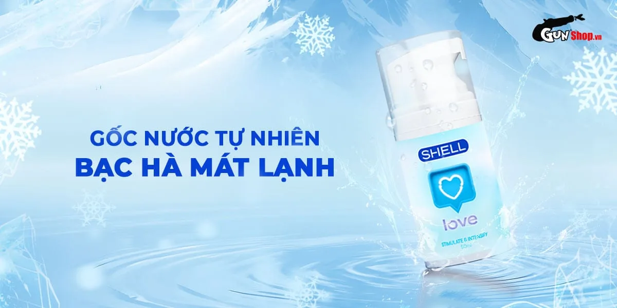Gel se khít âm đạo Shell Love Blue 50ml tăng hưng phấn nữ — hình 2