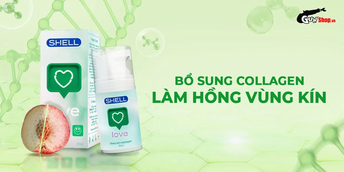 Gel bôi trơn Shell Love Green 50ml - Se khít, tăng khoái cảm — hình 4