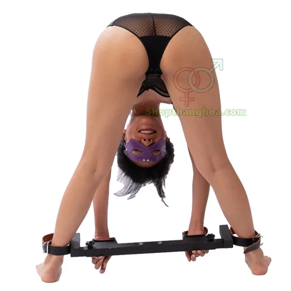 Giá đỡ dương vật giả chữ T kèm dây trói tay chân đa năng — hình 16