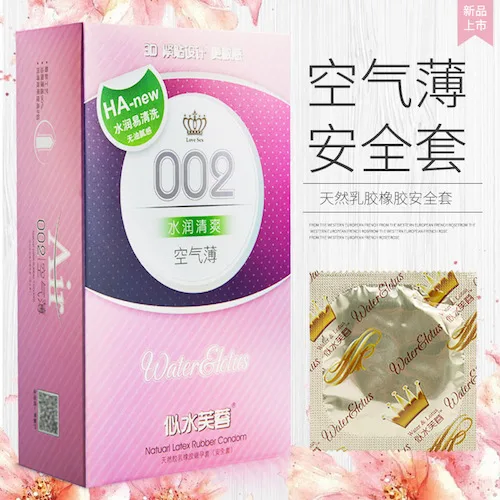 Bao cao su HA 002 Water Lotus mỏng nhẹ an toàn thoải mái — Số lượng lớn – Tiết kiệm và tiện lợi