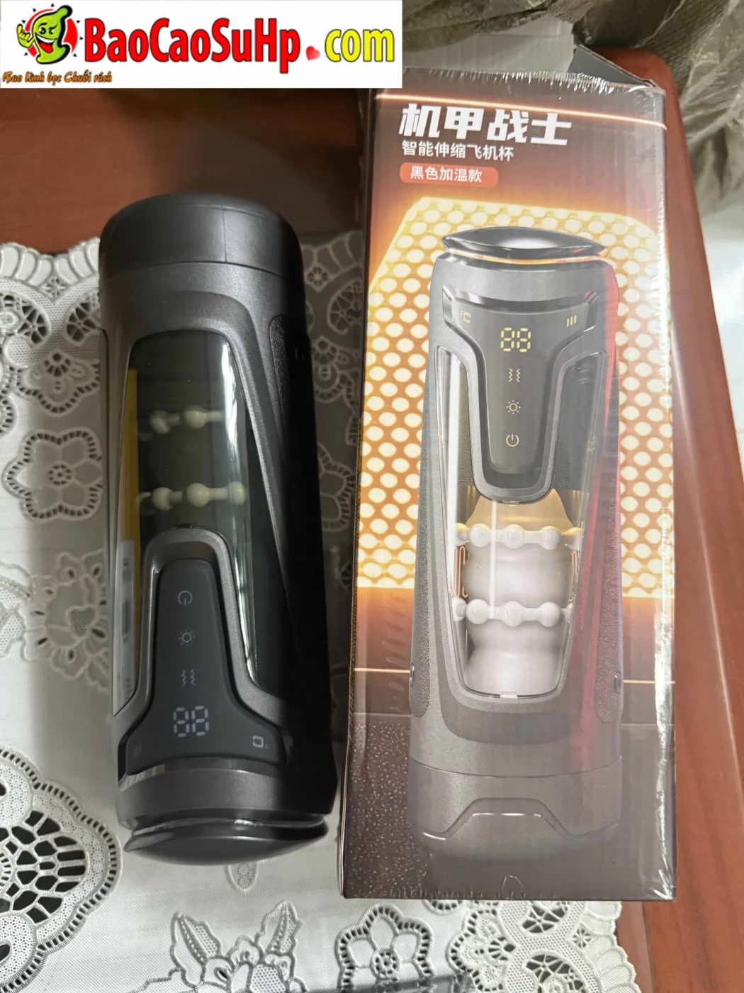 Cốc thủ dâm cho nam tự động Love Secret Mecha Warrior thụt — hình 2