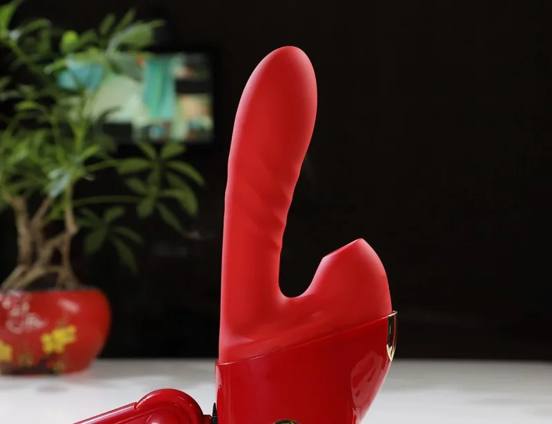 Leten Thick Pro Sex Machine đỏ rực rỡ cận cảnh thiết kế