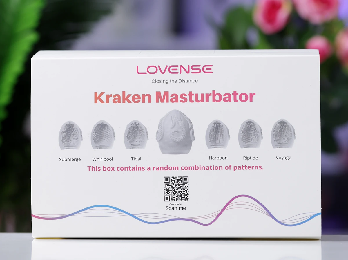 Trứng thủ dâm Krake Lovense có tiêu chuẩn kháng nước IPX7