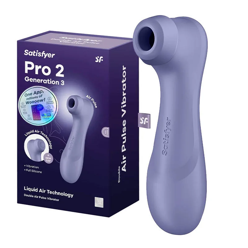 Máy bú mút Satisfyer Pro2 Gen 3 điều khiển app, sang trọng — hình 12