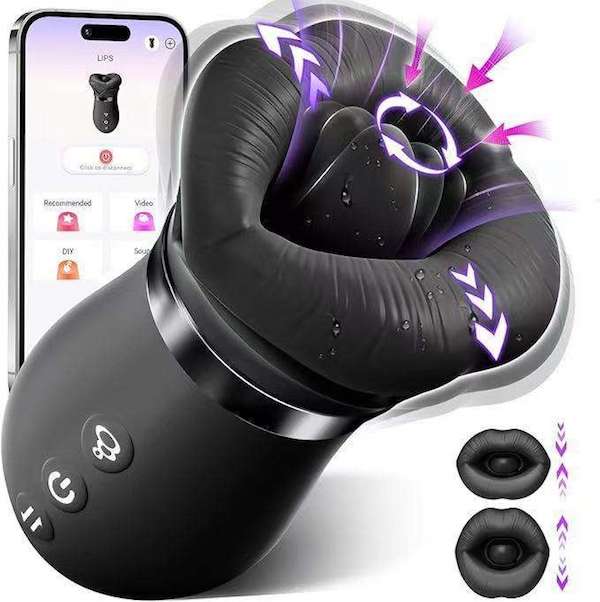 Máy massage âm vật Sovokn lưỡi liếm rung hút xoay đa chế độ — hình 10