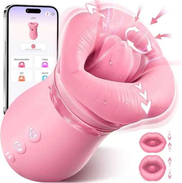 Máy massage âm vật Sovokn lưỡi liếm rung hút xoay đa chế độ điều khiển qua app Máy massage âm vật Sovokn lưỡi liếm rung hút xoay đa chế độ — hình 9