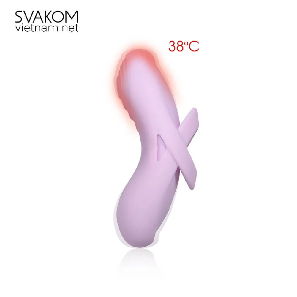 Máy rung âm vật SVAKOM Echo đeo ngón, App điều khiển, kích — Rung đa chế độ & sưởi ấm 38 C – Mỗi cảm giác đều hoàn hảo