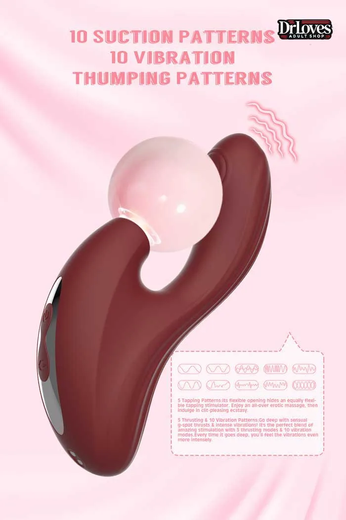 Máy Rung Kissen Nymph 3in1 Hút Rung Kích Thích Mạnh Mẽ — hình 3