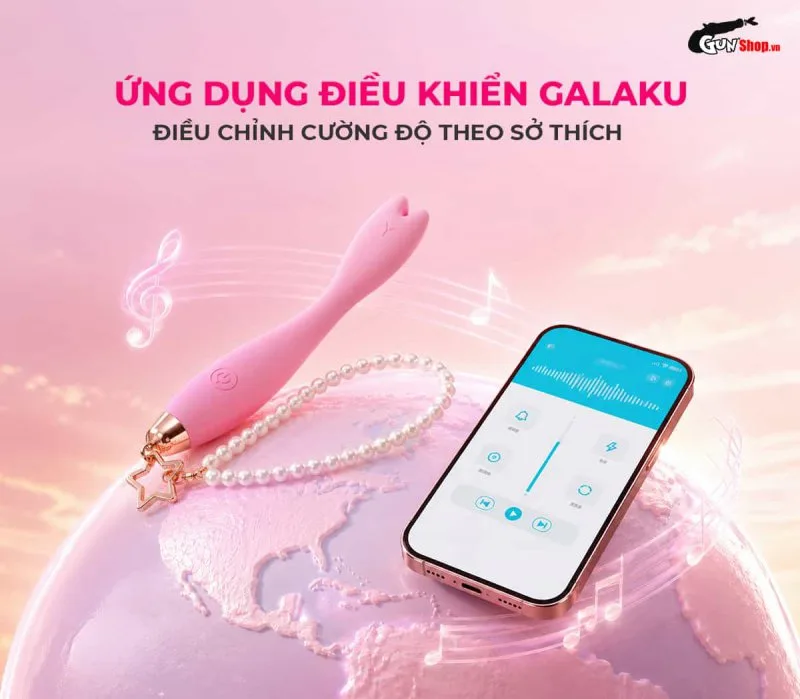 Galaku Fairy Stick có thể điều khiển qua ứng dụng Galaku