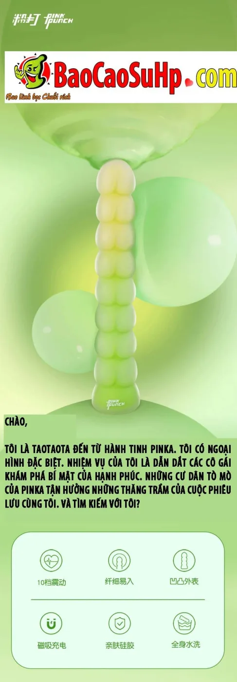 Máy rung pink peach tower 3D đa năng kích thích nhỏ gọn — 3.Hình ảnh giới thiệu máy rung pink peach tower 3D đa năng