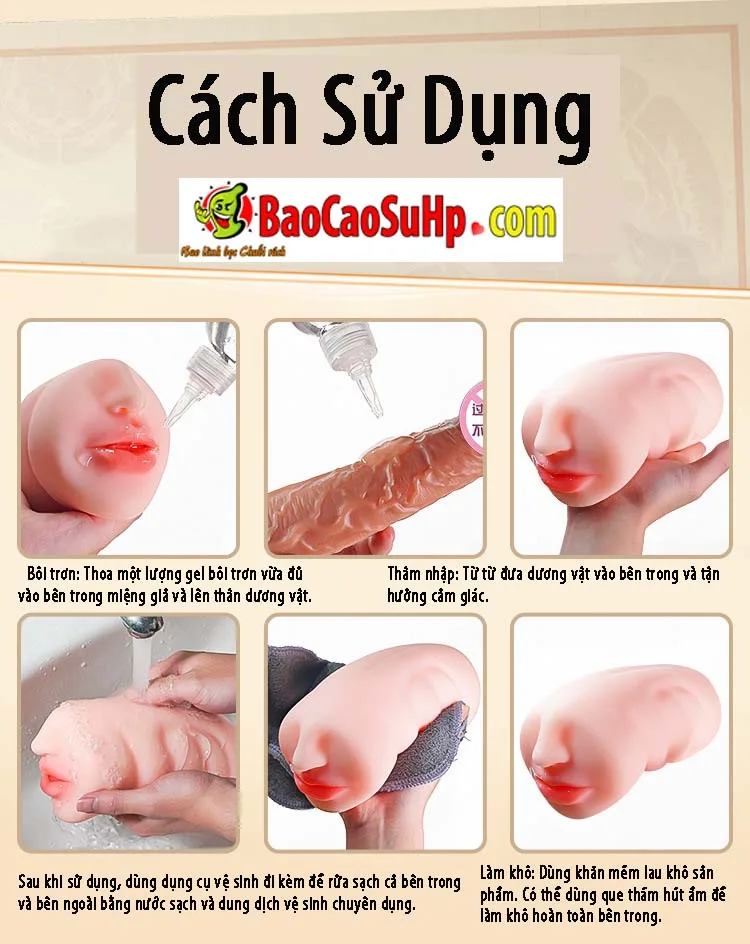 Miệng giả nguyên khối Jiuuy Tâm Di mềm mại có vòng khít 3D — hình 25