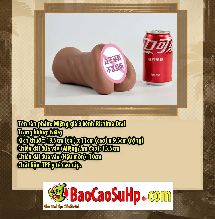 Miệng giả nguyên khối Rishima oral cực đã môi dày gợi cảm — hình 39