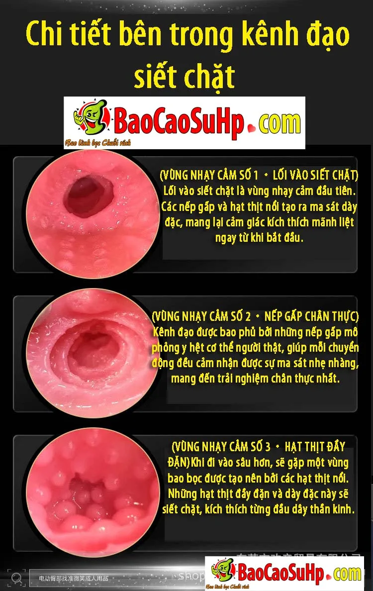 Mông giả mini cầm tay rung hút co bóp phát nhiệt COC The — hình 15