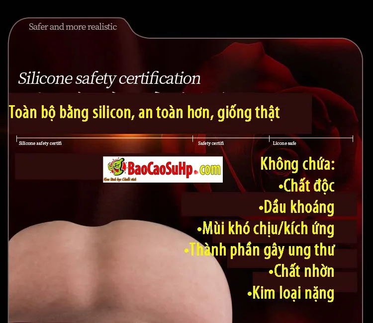 Mông giả nguyên khối Full Sophia silicone động cơ hút co — hình 15