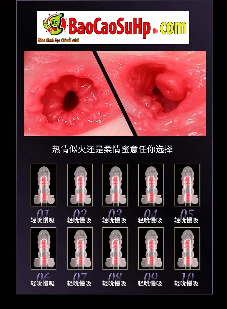 Mông giả nguyên khối Platinum Silicone Xêlina co bóp hút — hình 20
