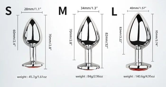 Phích inox cắm hậu môn bạc đính đá nhỏ 2.8cm đẹp hot — Đây là lựa chọn lý tưởng cho những ai muốn khám phá và tận