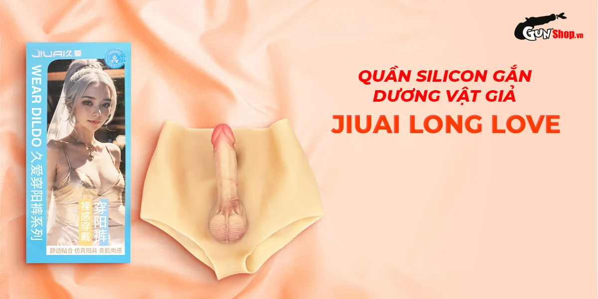 Quần silicon gắn dương vật giả - Jiuai Long Love Size L 01